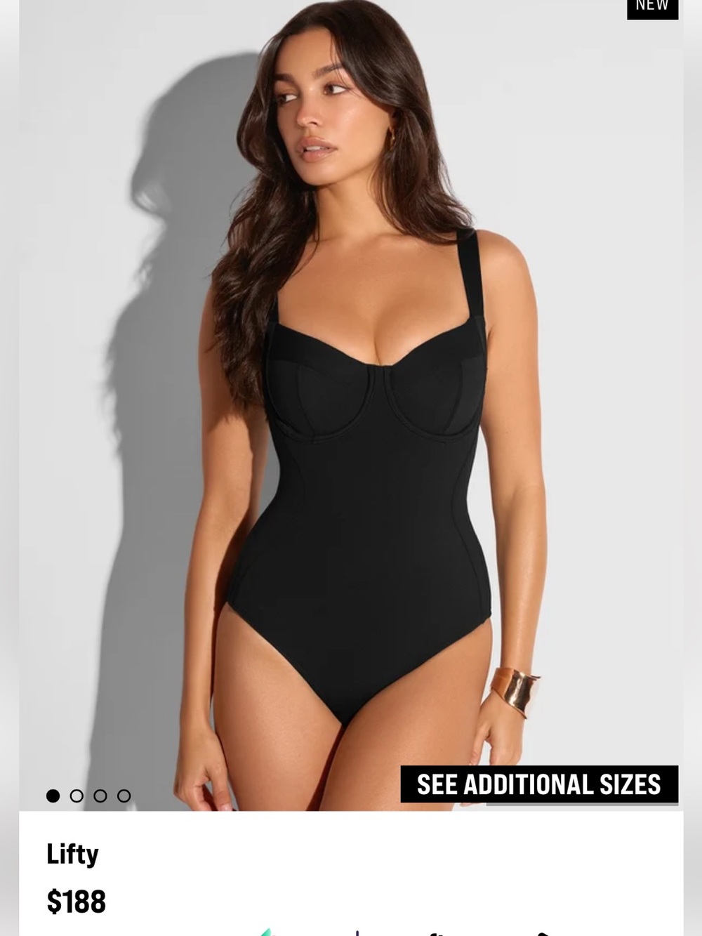 NEW Ta3 lifty sculpting waist snatching corset One Piece Swimsuit Small D/DD